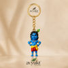 AVYUKT WORLD Krishna Keychains (set of 5) & Fun spring Combo