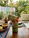 Avyukt Copper Glass (Meena Coated) (Set of 2) - Green