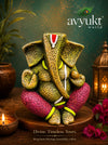 Avyukt Viraasat Vinayak (Olive Green & Pink)