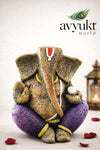 Avyukt Viraasat Vinayak (Gold & Royal Purple)
