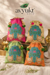Avyukt Kamdhenu Potli Bag Pack of 3