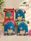 Avyukt Lotus Heritage Cow Potli Bag Pack of 3