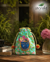 Avyukt Shreenathji Mukharvind Potli Bag Pack of 3