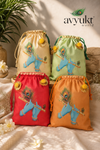 Avyukt Bansuri Bliss Potli Bag Pack of 3