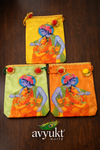 Avyukt Radha Madhav Potli Bag Pack of 3