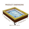 Wall Hanging Glass Photo Frame of Goddess
