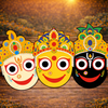 Avyukt Characters Paper Face Mask : Jagannath, Baladeva, Subhadra