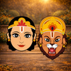 Avyukt Characters Paper Face Mask : Narsingh , Prahlad