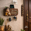 Avyukt Laddu Gopal Printed Mobile Key Holder