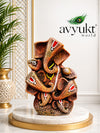 Avyukt Divine PanchMukhi Ganesh (Antique Gold)