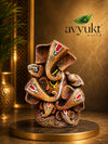 Avyukt Divine PanchMukhi Ganesh (Antique Gold)