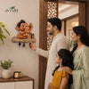 Avyukt Baby Ganesha Wooden Printed Key Holder