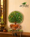 Avyukt Kamdhenu Kalpvruksh Wooden Key Holder