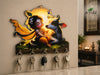 Avyukt Krishna With Cow Wooden Printed Key Holder