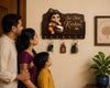 Avyukt Laddu Gopal Printed Mobile Key Holder
