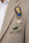 Avyukt Shreenathji Brooch (Regular)- Pack of 5