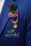 Avyukt Shreenathji Mukharvind Brooch - Pack of 5