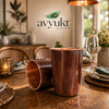 Avyukt Copper Glass (Meena Coated) (Set of 2) - Simple