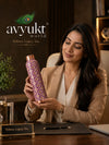 Avyukt Copper Bottle (3D Meena ) - Pink