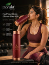 Avyukt Eclair Copper Bottle - (Red)