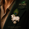 Avyukt Cow Brooch - Pack of 5