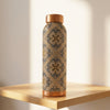 Avyukt Copper Bottle (3D Meena) - Blue