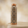 Avyukt Copper Bottle (3D Meena) - Blue