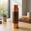 Avyukt Copper Bottle (Full Carving)