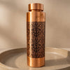 Avyukt Copper Bottle (Full Carving)
