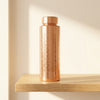 Avyukt Copper Bottle (Half Carving) (color)