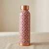 Avyukt Copper Bottle (3D Meena ) - Pink