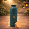 Avyukt Eclair Copper Bottle (Green)